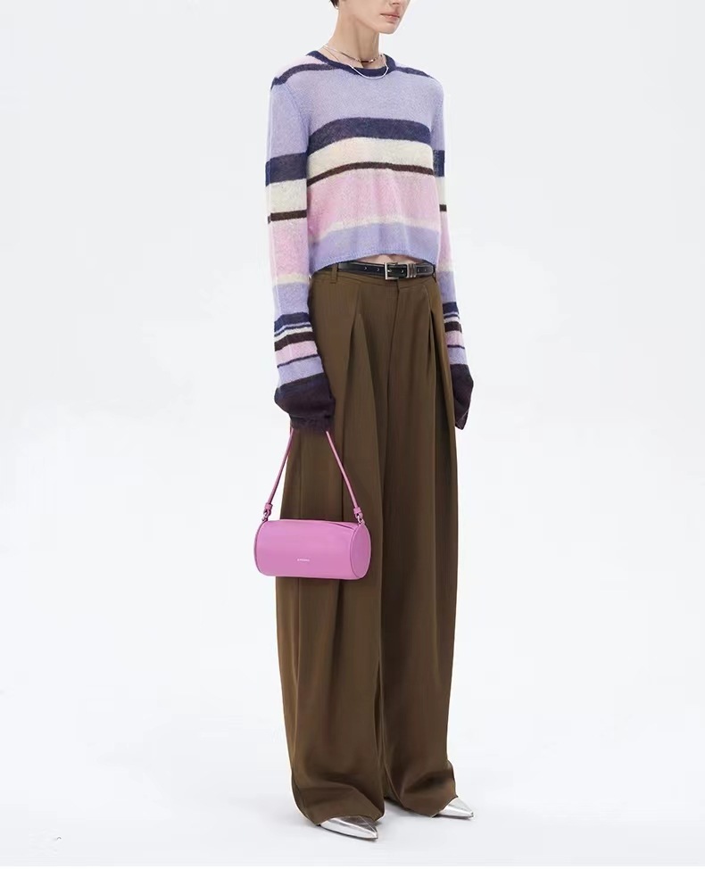 Irregular Striped Sweater Image 6