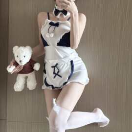 醉窖大码纯欲情趣内衣女制服诱惑睡衣调情火辣床上免脱激情女仆装