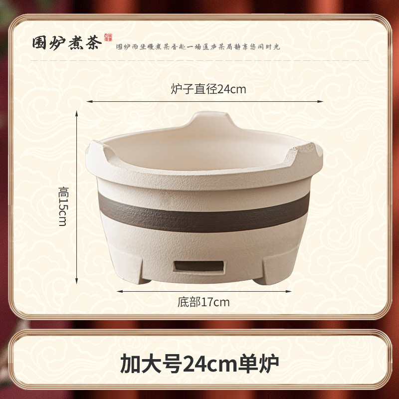 茶とバーベキュー用の炉、家庭用屋内昔ながらの縁取り炉、粘土炉、木炭泥炉、屋外炭炉|undefined