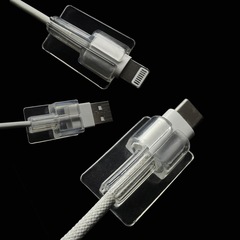 データケーブル保護カバーアップルアンドロイドUSB充電器折れ防止充電ヘッド噛み線器漫画プレゼント