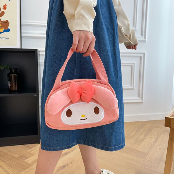cartoon plush fashionable cute cosmetic bag