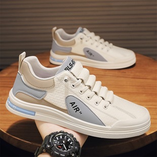 Para Shoes Men's 2025 New Style Slip-On Men's Shoes Summer Men's Sports and Leisure Sneakers Breathable White Shoes