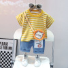 Summer children's sleeves, cute set, with short sleeve, Korean style