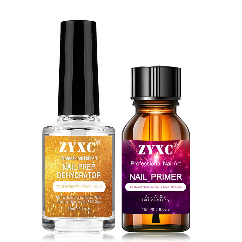 Professional Nail Art Dryer and Acid Free Primer Acrylic and Gel Nail Polish Dehydrator