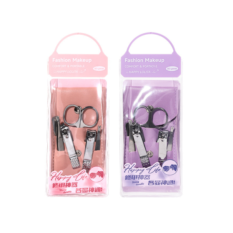 LMLTOP Kit de manicure 7 piezas Kit de clip de uñas de corte de cejas de belleza Kit de herramientas LLT21