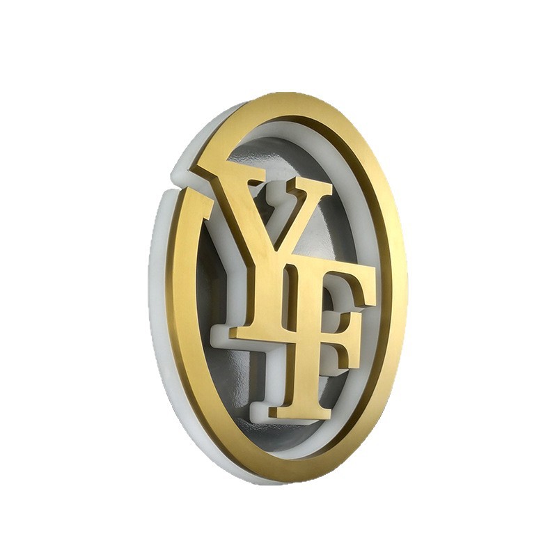 Letrero Luminoso LED para Negocios, Letrero Publicitario con Logotipo de Letras, Letrero de Neón, Letra de Cristal Acrílico