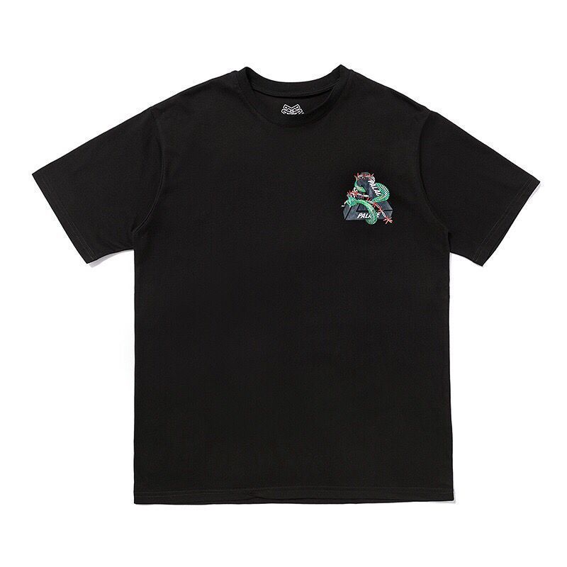 欧米の潮牌palace三角形双紗プリント高品質男女カジュアル半袖tシャツ|undefined