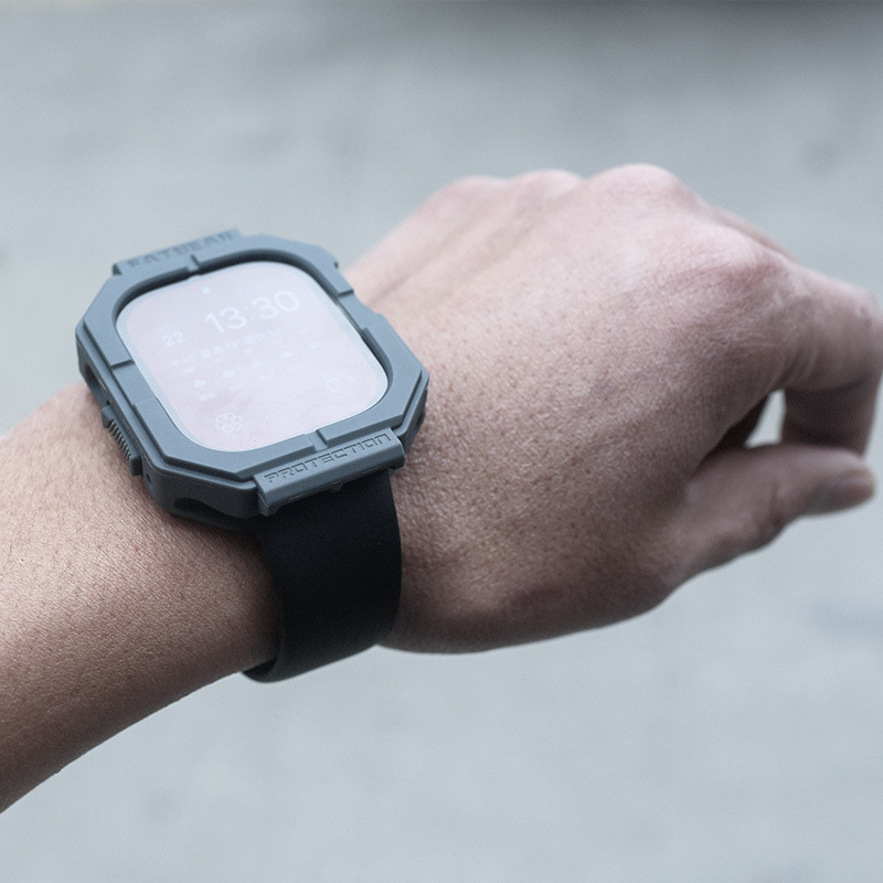 适用苹果Apple Watch S10 42/46/49mm Ultra手表战术防摔保护套
