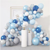 Blue colorful balloon for bride, evening dress for boys, decorations