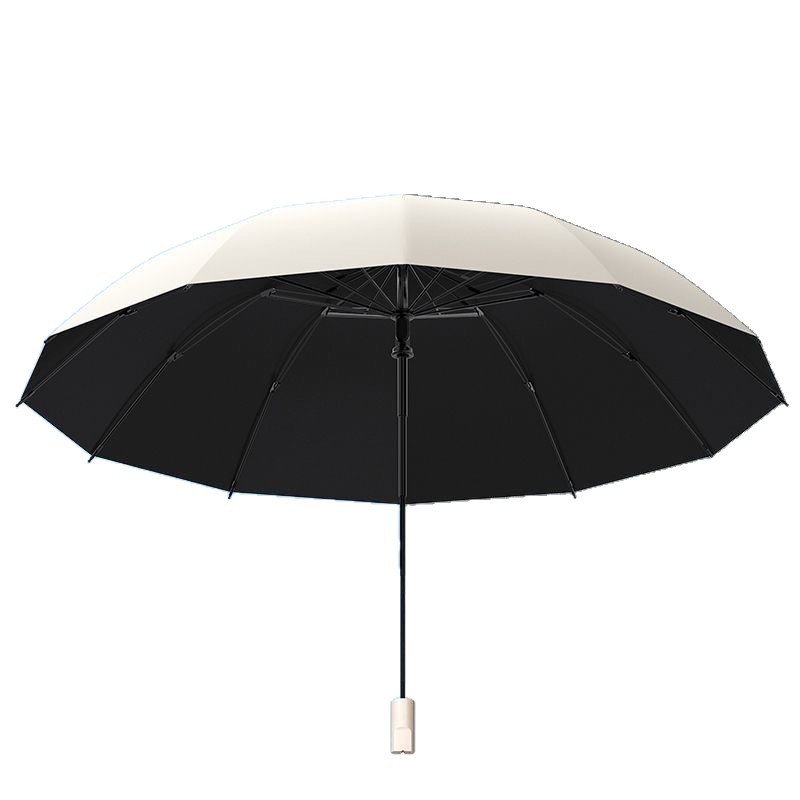 12 hueso paraguas gran paraguas paraguas de doble uso paraguas de sol manual plegable paraguas anti-tormenta paraguas publicitario