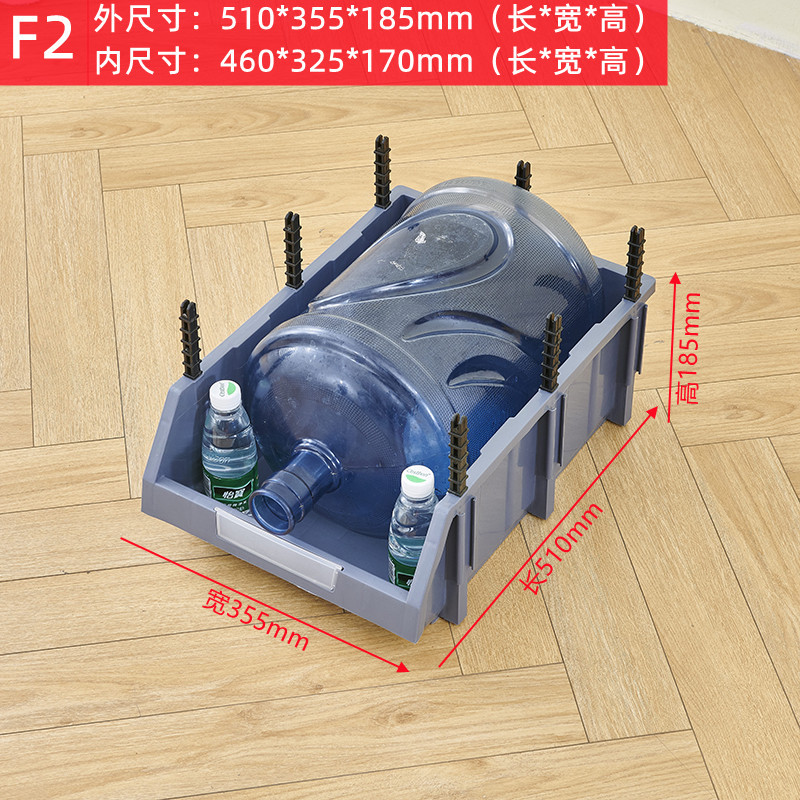 Caja de piezas inclinada caja de rotación logística super grande caja de piezas de plástico combinada caja de material caja de tornillo caja de componentes de ensamblaje