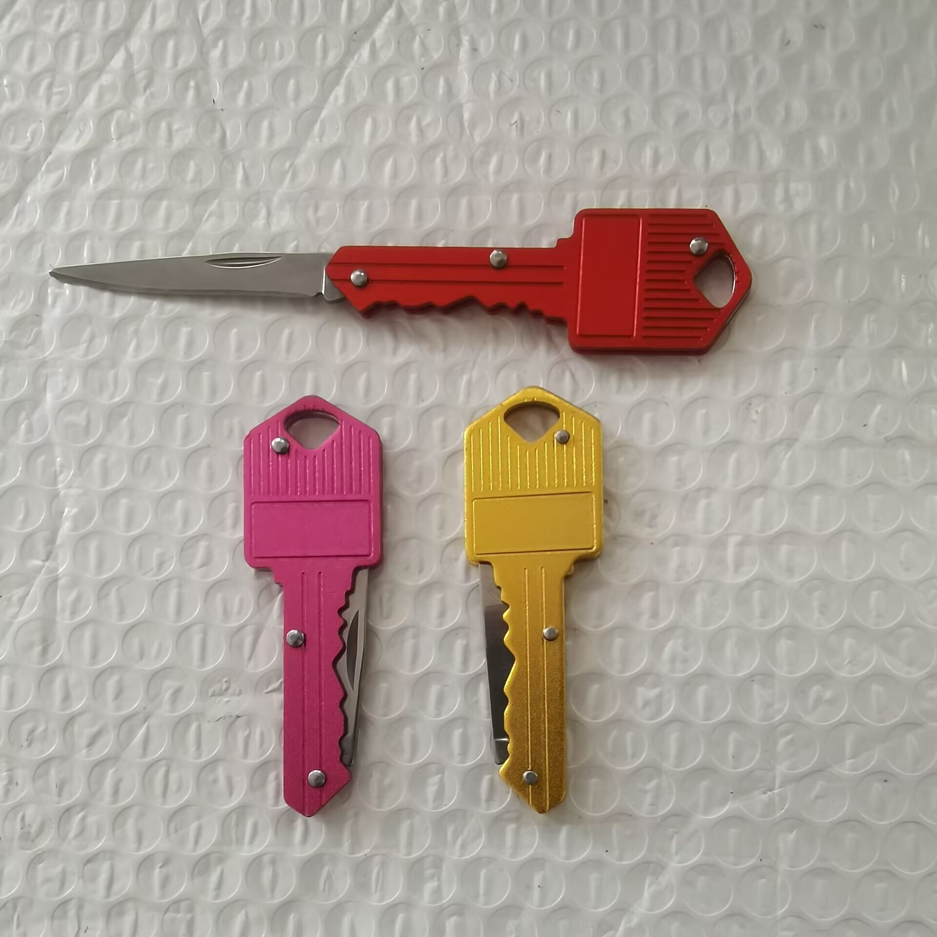 迷你小刀钥匙扣 户外刀多功能折叠刀不锈钢水果刀拆快递刀edc工具