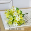 Green and white orchid chrysanthemum 7 forks