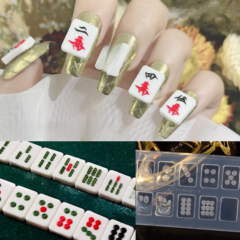Chinese silicone mold for manicure