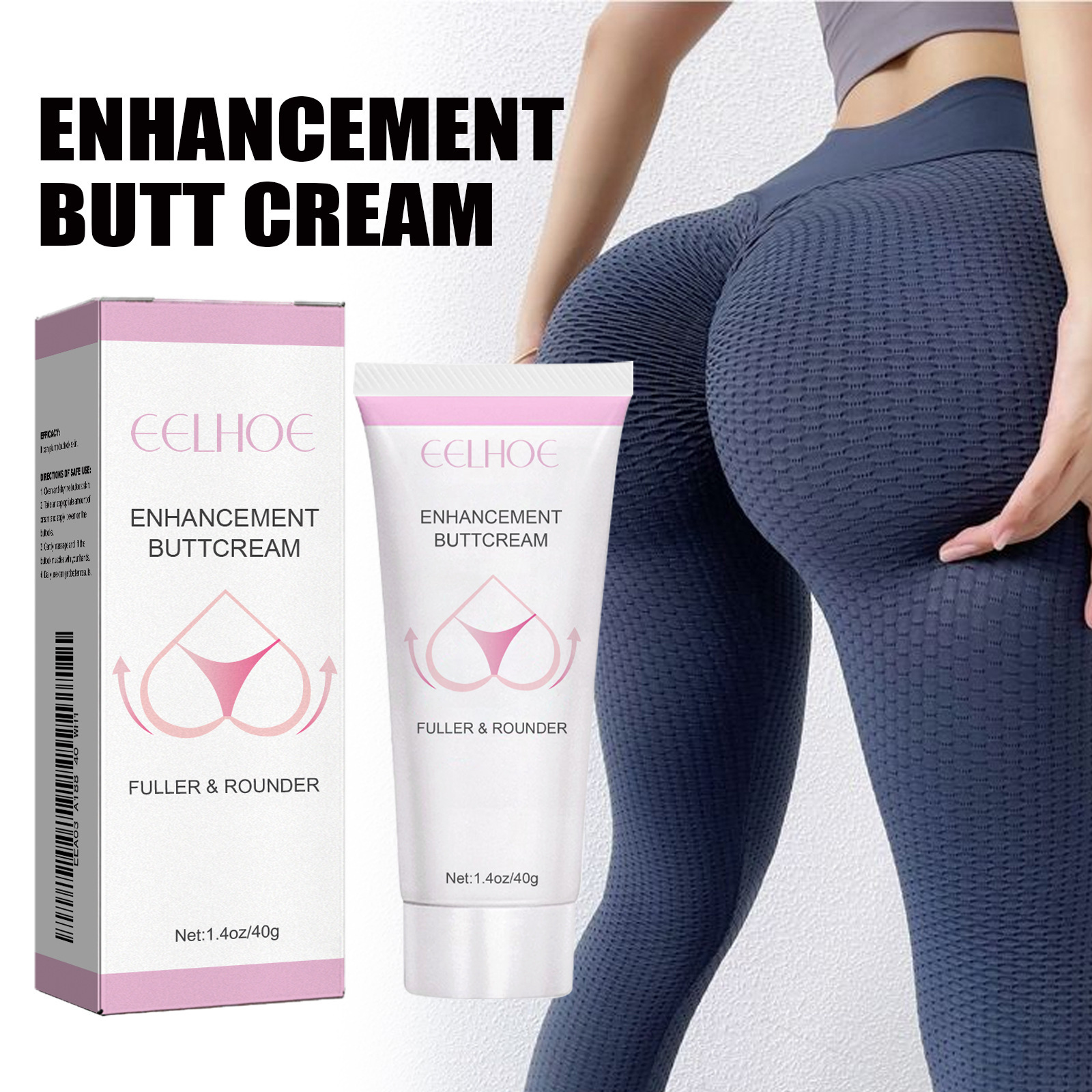 Cross-Border Dropshipping Eelhoe Hip Plumping Cream Massage for Smooth Skin, Plumping and Lifting, Peach-Shaped Buttocks