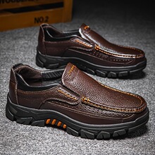 O 28583 Lightweight Breathable Leather Shoes ��������ƤЬ