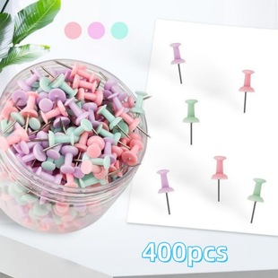Macaron color office I-shaped nail head press nail creative art diy pushpin cork board photo wall small nail