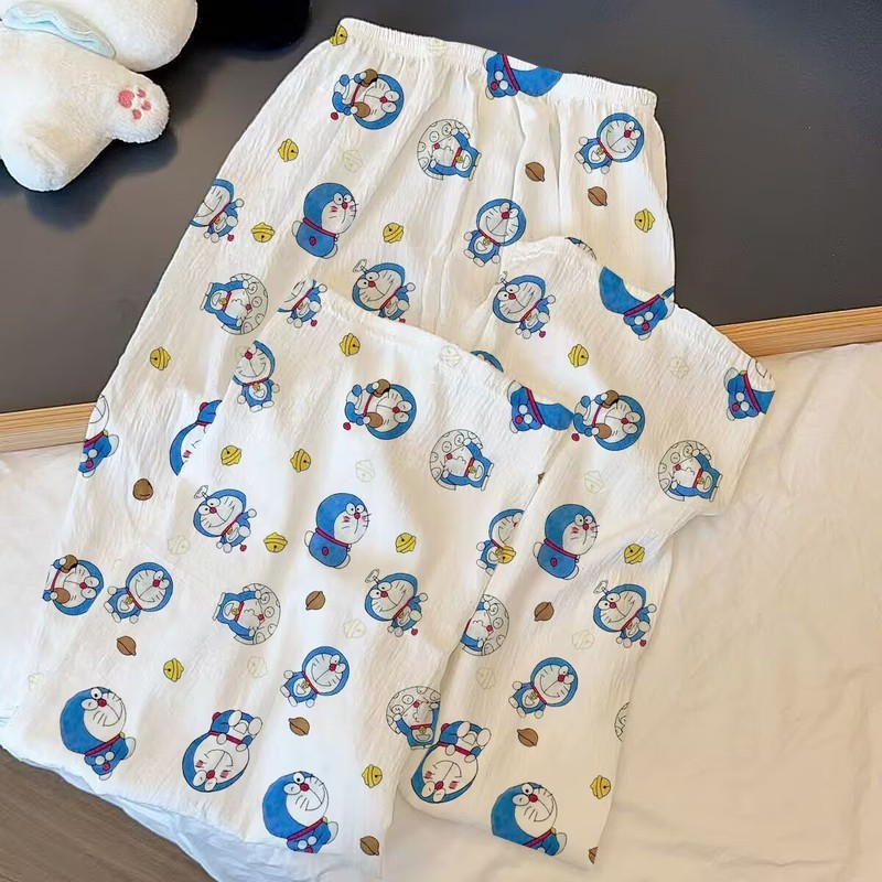 sleeping pants云朵棉睡裤女春夏新款遛弯裤休闲防蚊裤薄款可外穿|undefined
