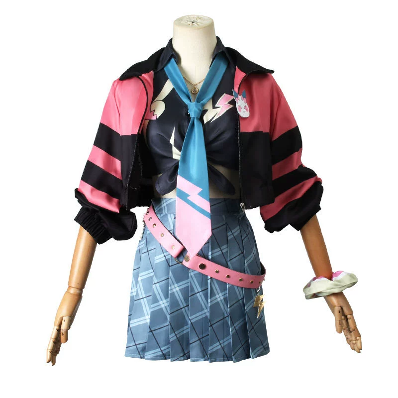 Vtuder виртуальный идол якорь Rainbow Club Kotoko Torahime Cos одежда Rainbow Club Cosplay