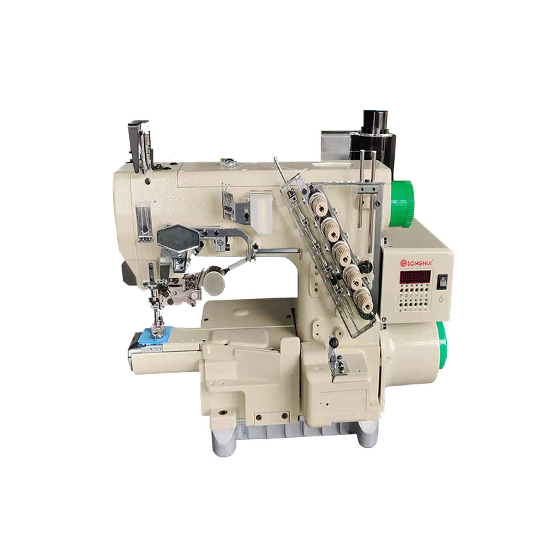 Venta al por mayor 727 súper pequeña boca 787 boca pequeña máquina de coser de alta velocidad computadora máquina de coser automática bebé manguito camisola Coche