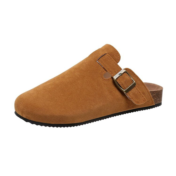 Новые женские тапочки Birken для пар, плоские, повседневные, полутапочки Birken, ленивые, без каблука