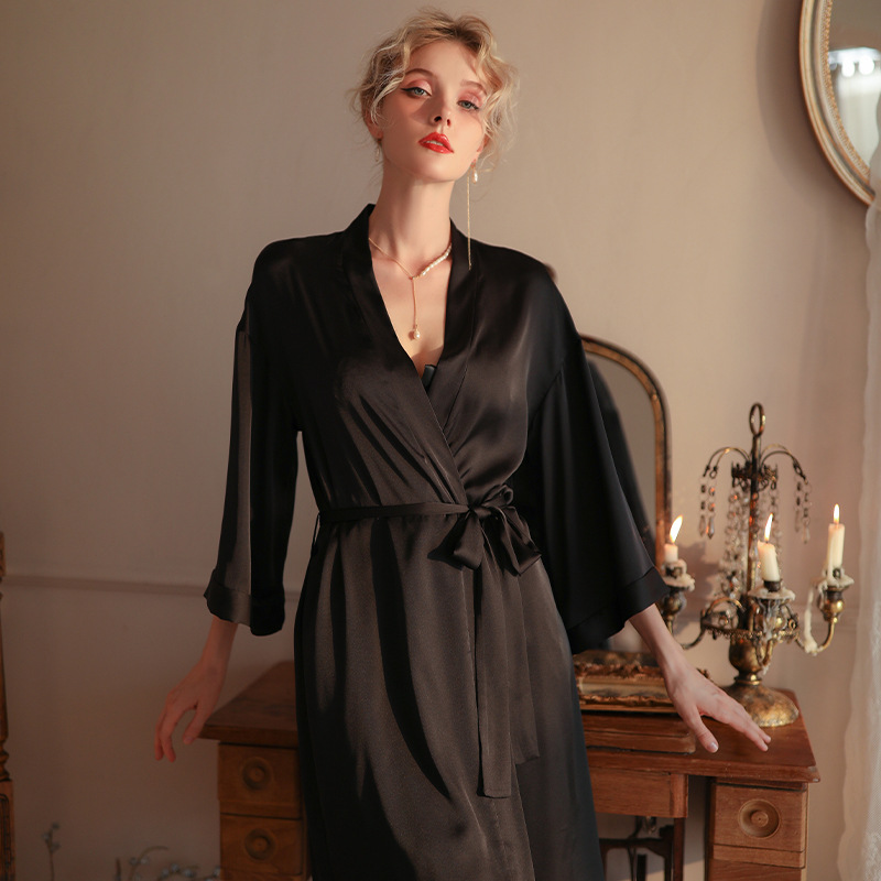 Hermoso Hilo Nuevo sexy traje profundo V sexy encaje perspectiva Correa sexy pijamas split sexy camisón para las mujeres