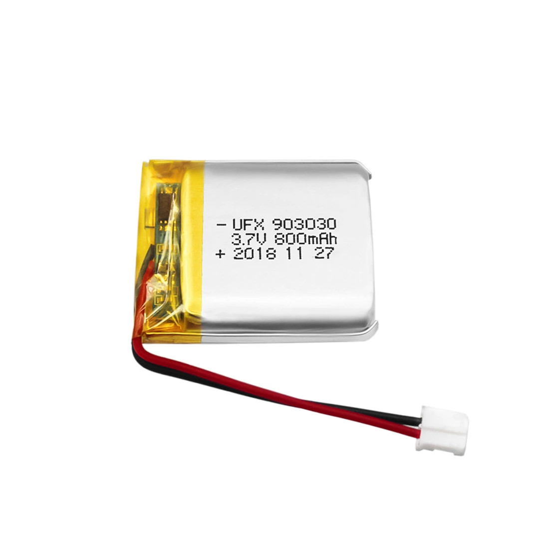 Polymer 3.7V can charging lithium battery 903030-800mAh small night platform lamp story head headphones