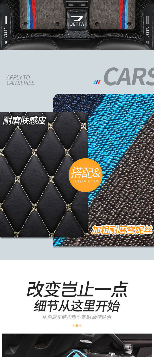 Suitable for new Jetta VS5 foot pad Jetta VS7 foot pad Jetta VA3 foot pad bag door side surround car foot pad