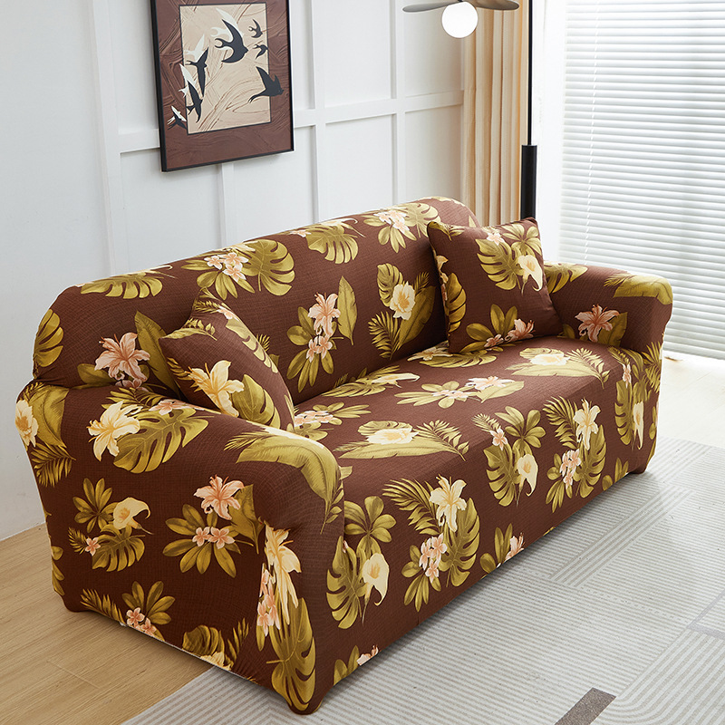 Cross-Border Dirt-Proof Printed Elastic All-Inclusive Sofa Cover Washable Printed Elastic Sofa Dust Cover Sofa Cover