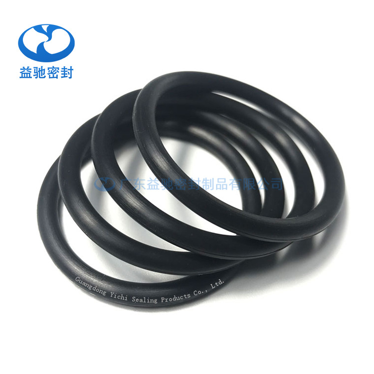 耐油黑色o型密封垫圈 耐腐蚀节流阀橡胶密封圈 阀门管道橡胶O型圈