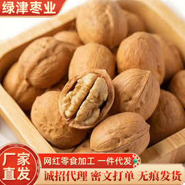 薄皮核桃新货33果 原味新核桃大果500克 新疆特产薄皮坚果生核桃