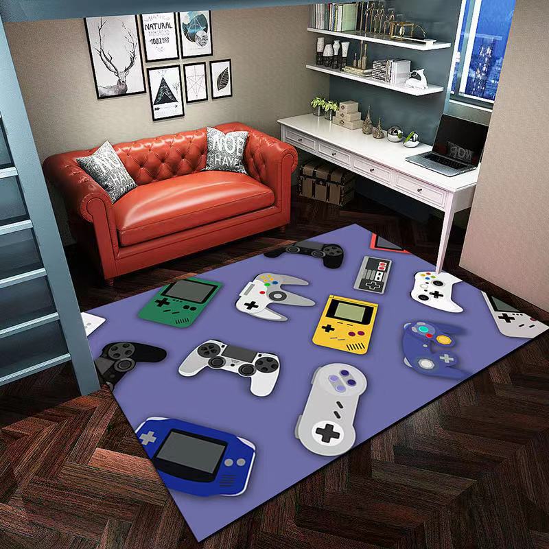 Fabricantes de suministro INS alfombra Amazon generación hogar sala de estar dormitorio manta de noche manejar patrón transfronterizo al por mayor image 3