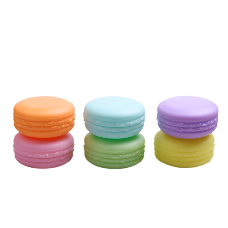 10g crema caja color macaron sub-embalaje tarro labio ojo máscara loción pequeña muestra caja de plástico botella vacía material de embalaje
