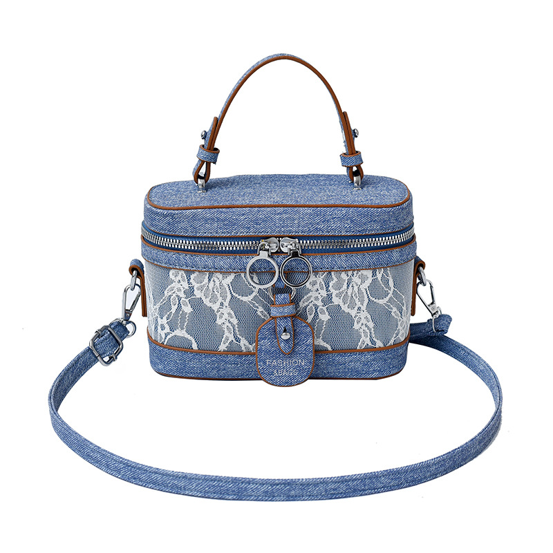 Alta sensación de caja de mano exquisita bolso pequeño para mujeres 2025 nueva moda transfronteriza color contraste bolso de hombro