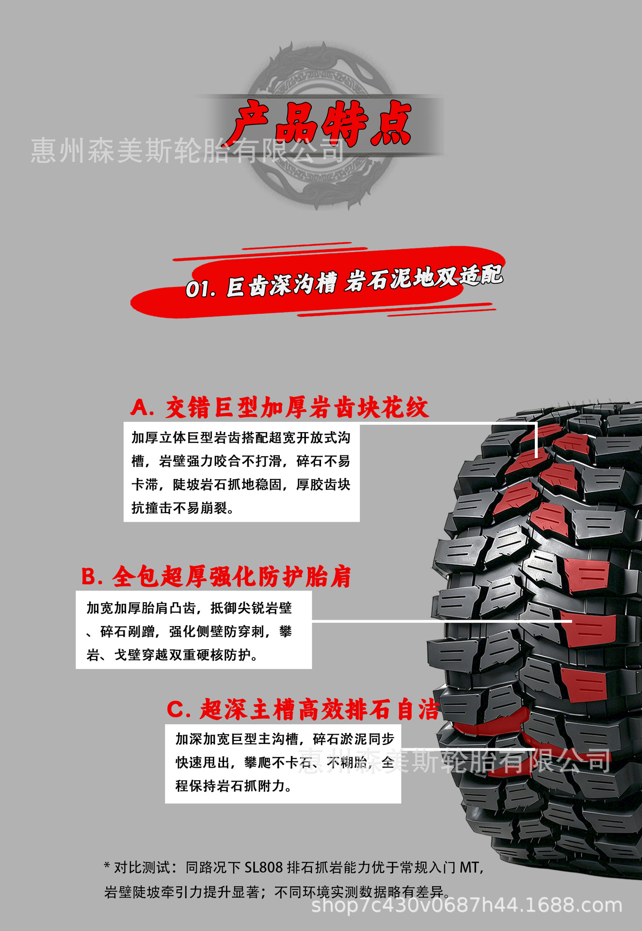 Maxxis 8060 Bigfoot Off-Road 285/35/37/40/12.5/13.5R17 Modified Imported Tires