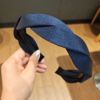 Wavy retro headband, fashionable woven hair accessory, new collection, city style, Korean style