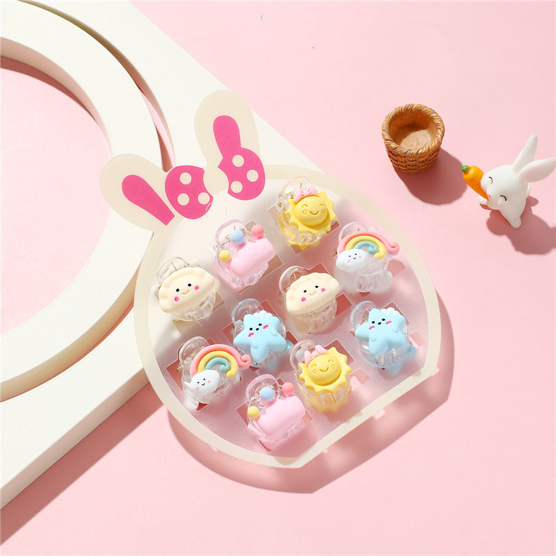 Muchachas Estilo De Dibujos Animados Estrella El Plastico Estrella Pinza Para El Cabello display picture 1