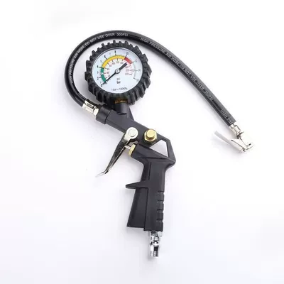 Air pressure gauge/tire pressure gauge | and air pump gun