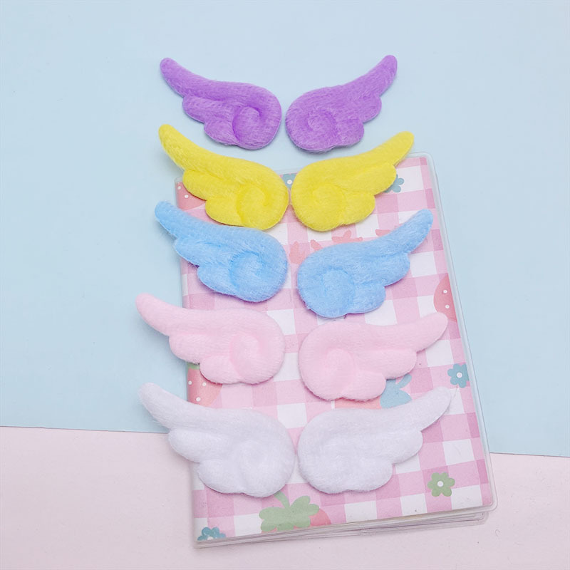 Double-Sided Plush Little Angel Wings DIY Hairpin Headdress Hair Accessories Accessories Shoe Bag Socks Cake Insert Decoration