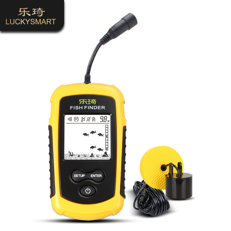 Leqi Wireless Sonar Fish Finder Underwater Fish Detector for Lake Fishing, Reservoir Fishing, Sea Fishing, Lure Fishing Equipment, and Other Underwater Applications