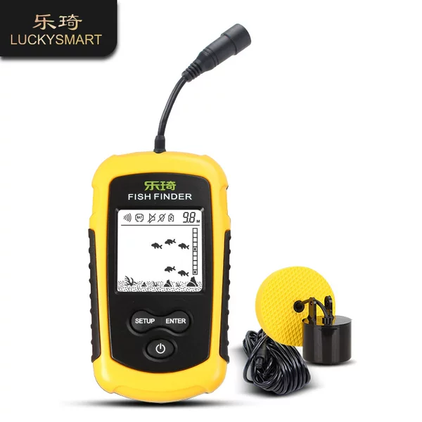 Leqi Wireless Sonar Fish Finder Underwater Fish Detector for Lake Fishing, Reservoir Fishing, Sea Fishing, Lure Fishing Equipment, and Other Underwater Applications