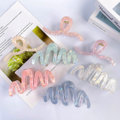 新しい特大人魚ヘアクリップドーパミン女性のサメクリップマルチヘアファッションヘアクリップ卸売