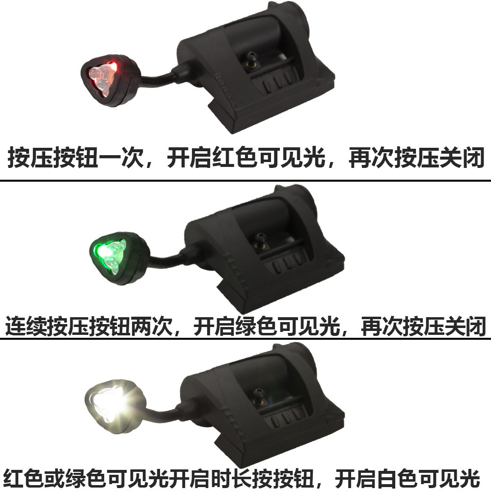 Luz de Señal para Casco Táctico para Deportes de Tiro y Campamento