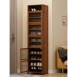 New Shoe Rack for Home Doorway Shoe Cabinet Multi-Layer Simple Space-Saving Small Narrow Rental House Storage Small Shoe Cabinet