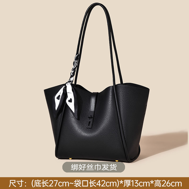 클래식 블랙 [실크 스카프와 함께 배송]