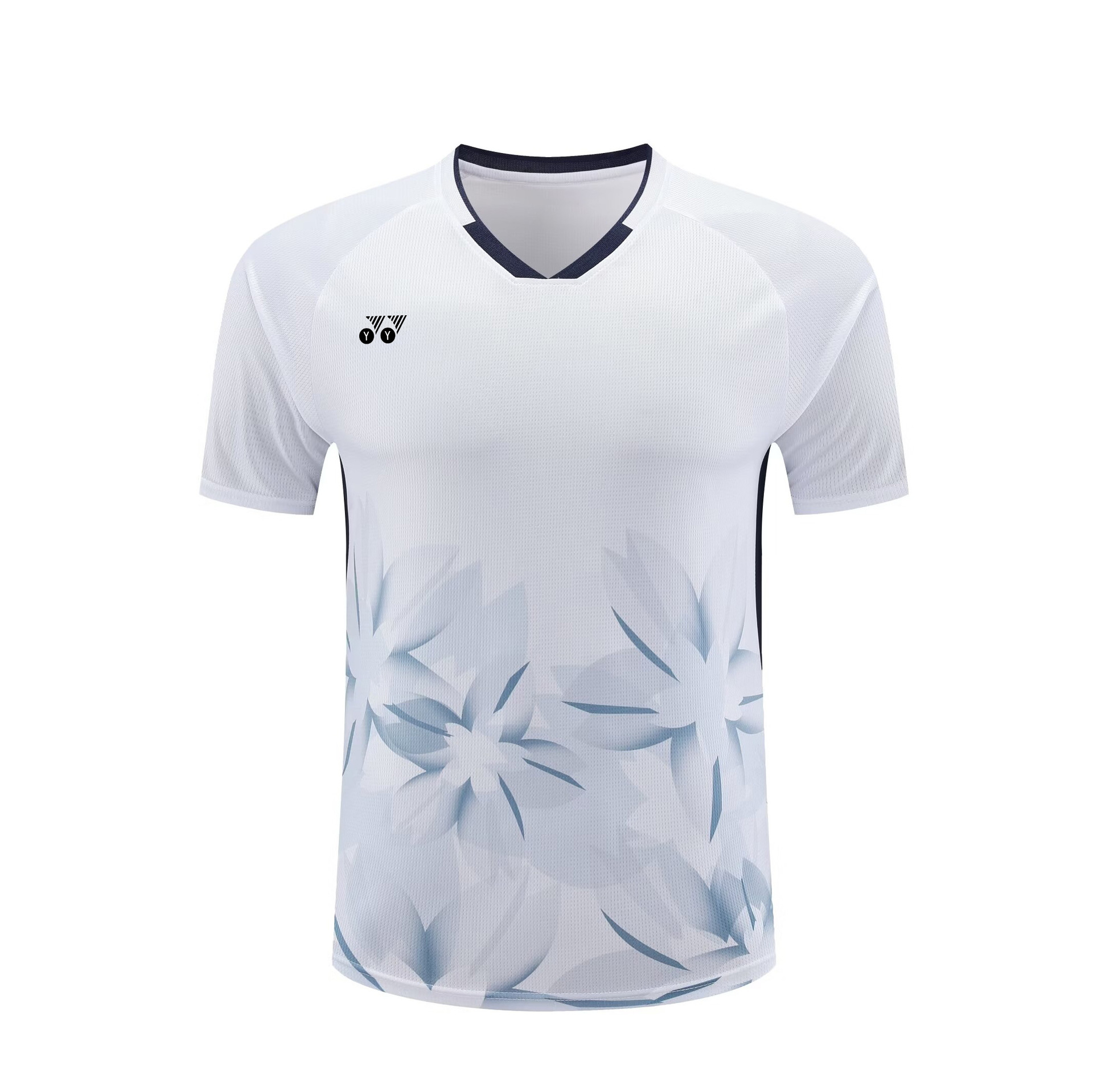 YY 빠른 건조 배드민턴 세트 2024 뉴 남자와 여자 세트 티셔츠 러닝 네트 행 탁구 스포츠 저지