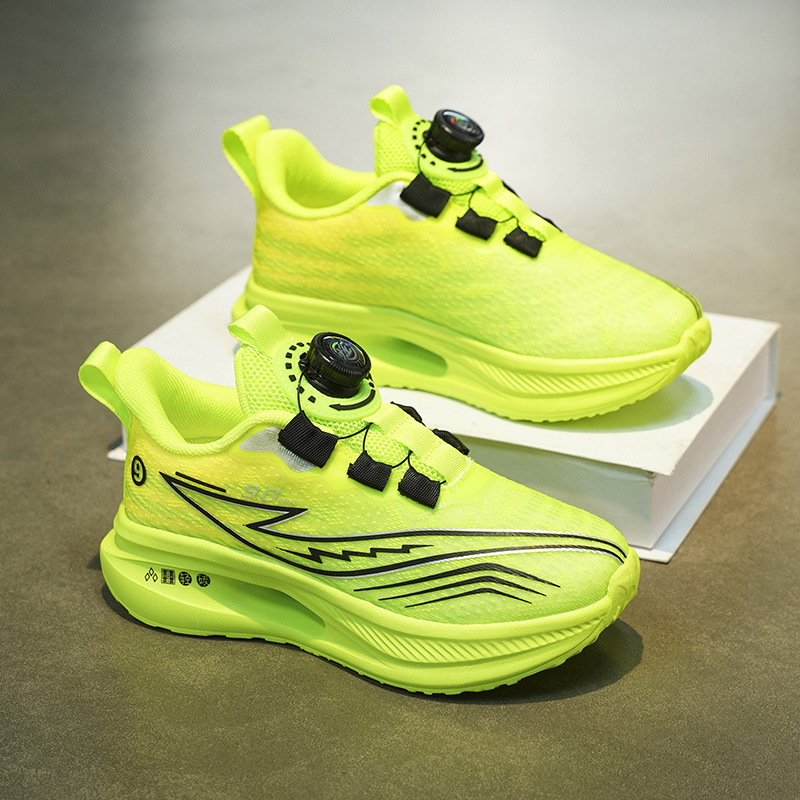Zapatillas Deportivas de Malla para Niños de Tejido Transpirable Ligero Antideslizante con Amortiguación