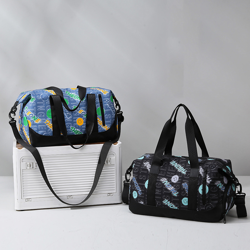 Nueva letra de moda bolso de viaje de moda bolso de mano ligero bolso antiespiración bolso de ejercicio bolso de yoga para mujeres