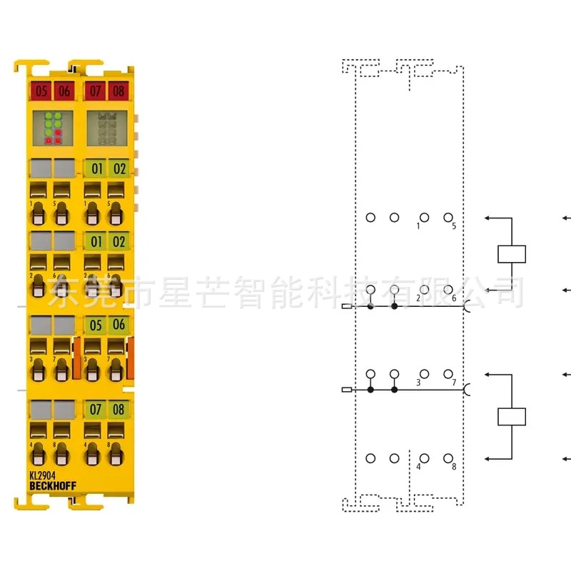 倍福KL2904总线端子模块德国BECKHOFFKL全新原装现货议价高效通信