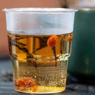 一次性杯子航空杯水杯家用加厚硬塑料太空杯茶杯啤酒杯批发可代发